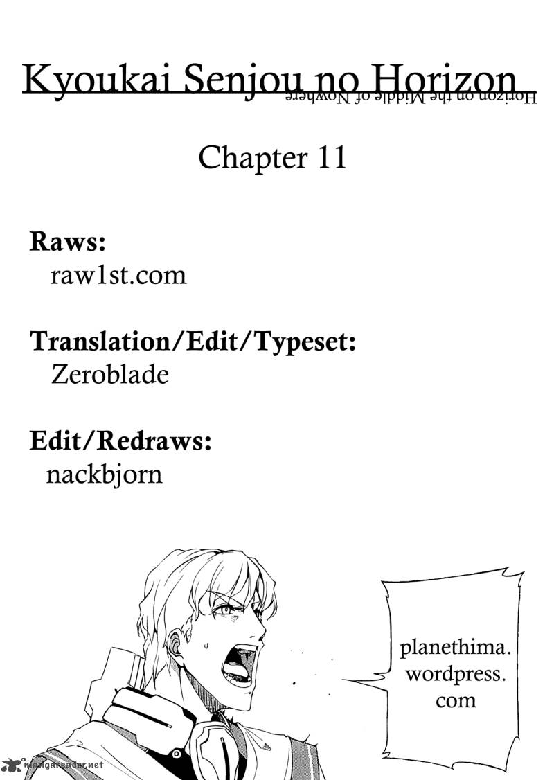 Kyoukai Senjou No Horizon Chapter 11 Page 1