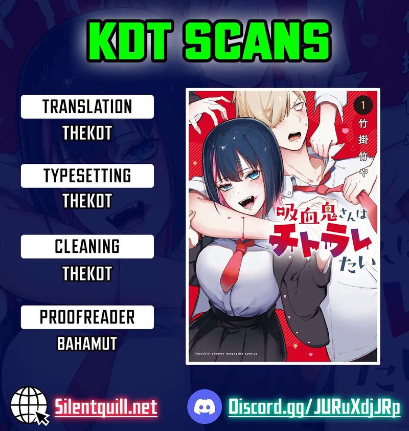 Kyuuketsuki San Wa Chitoraretai Chapter 13 Page 1