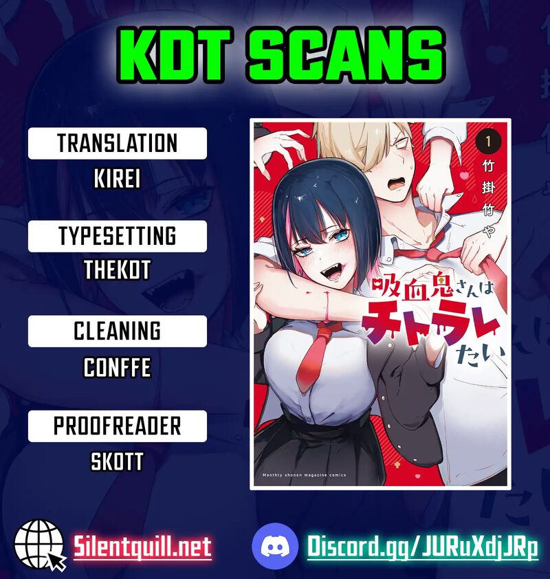 Kyuuketsuki San Wa Chitoraretai Chapter 18 Page 1