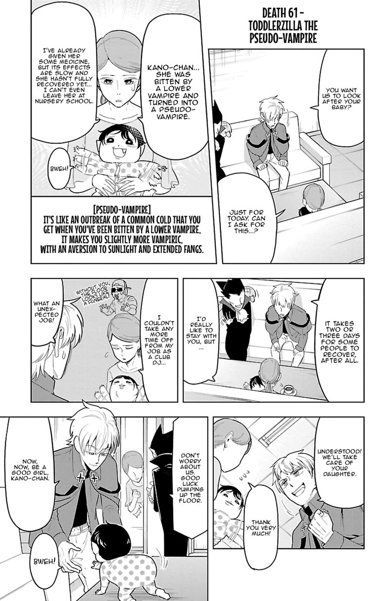 Kyuuketsuki Sugu Shinu Chapter 61 Page 1