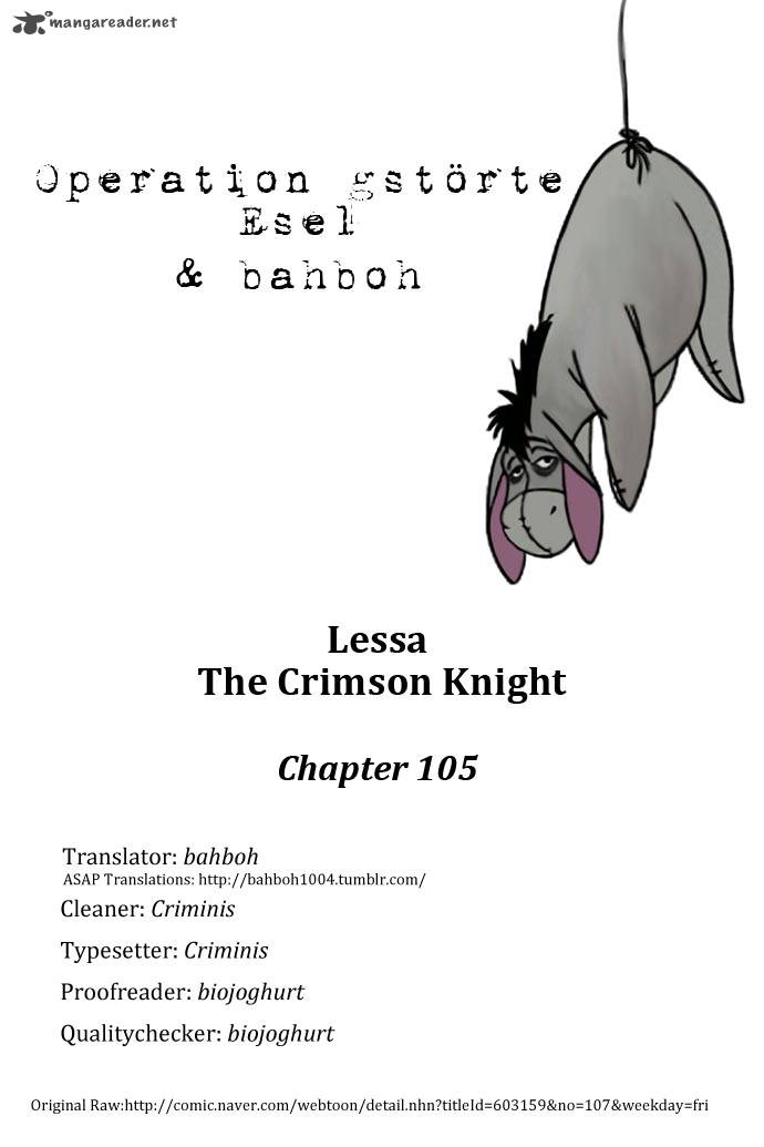 Lessa The Crimson Knight Chapter 105 Page 1
