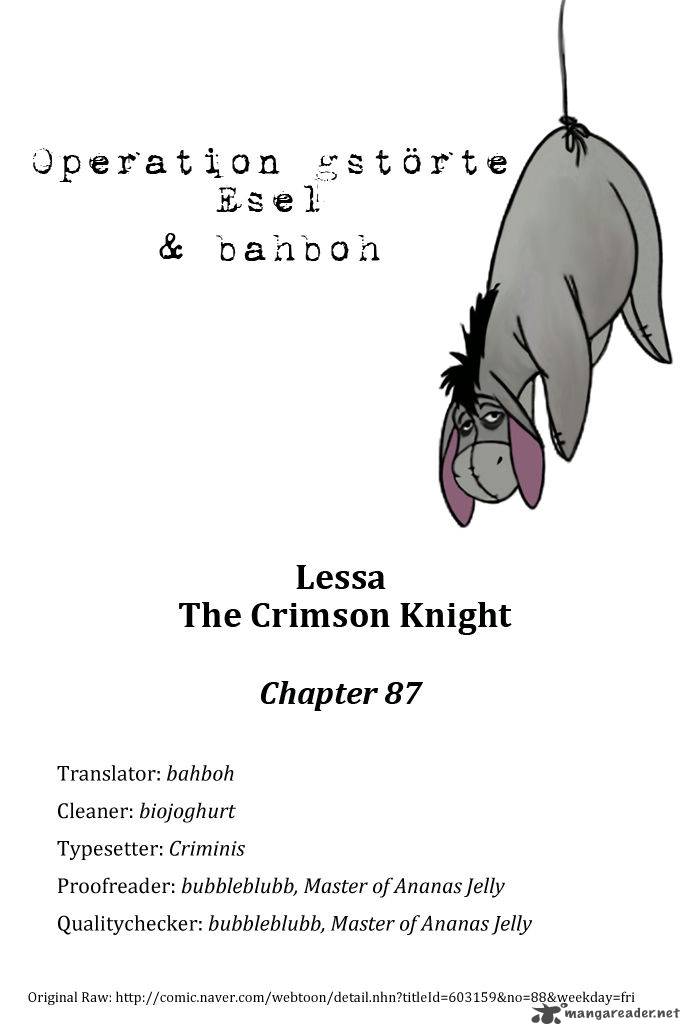 Lessa The Crimson Knight Chapter 87 Page 1