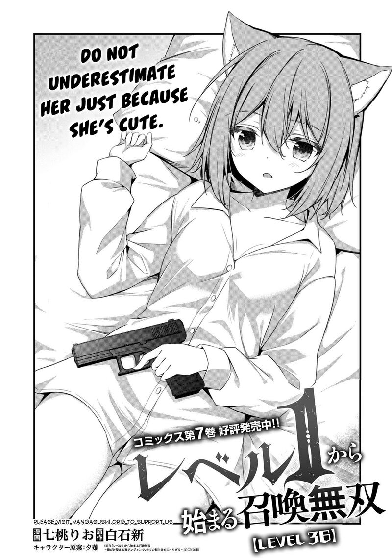 Level 1 Kara Hajimaru Shoukan Musou Chapter 36 Page 3