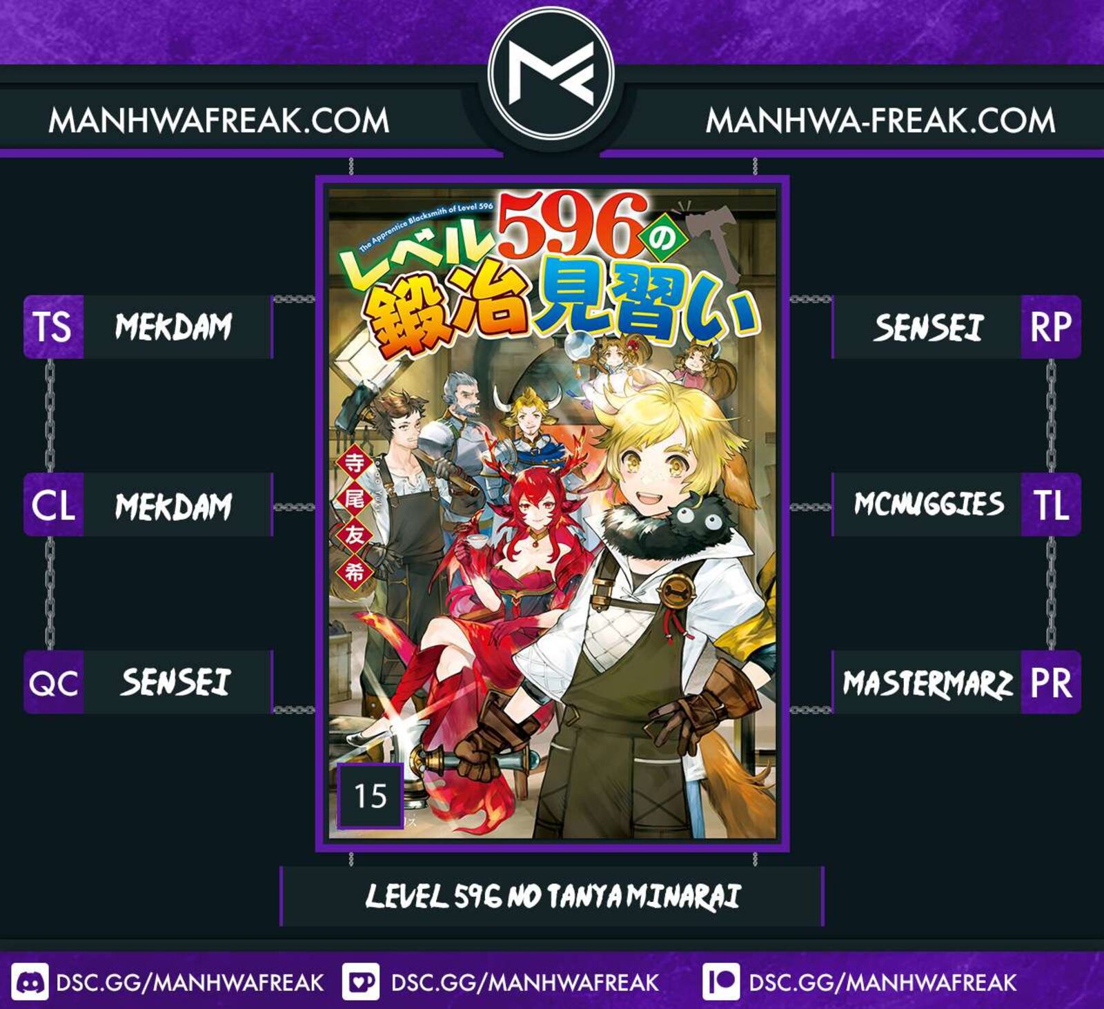 Level 596 No Tanya Minarai Chapter 15 Page 1