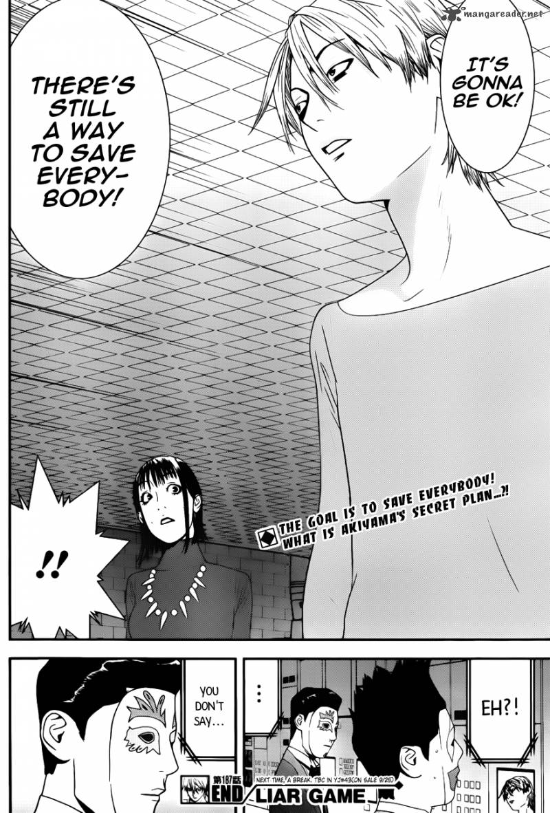 Liar Game Chapter 187 Page 19
