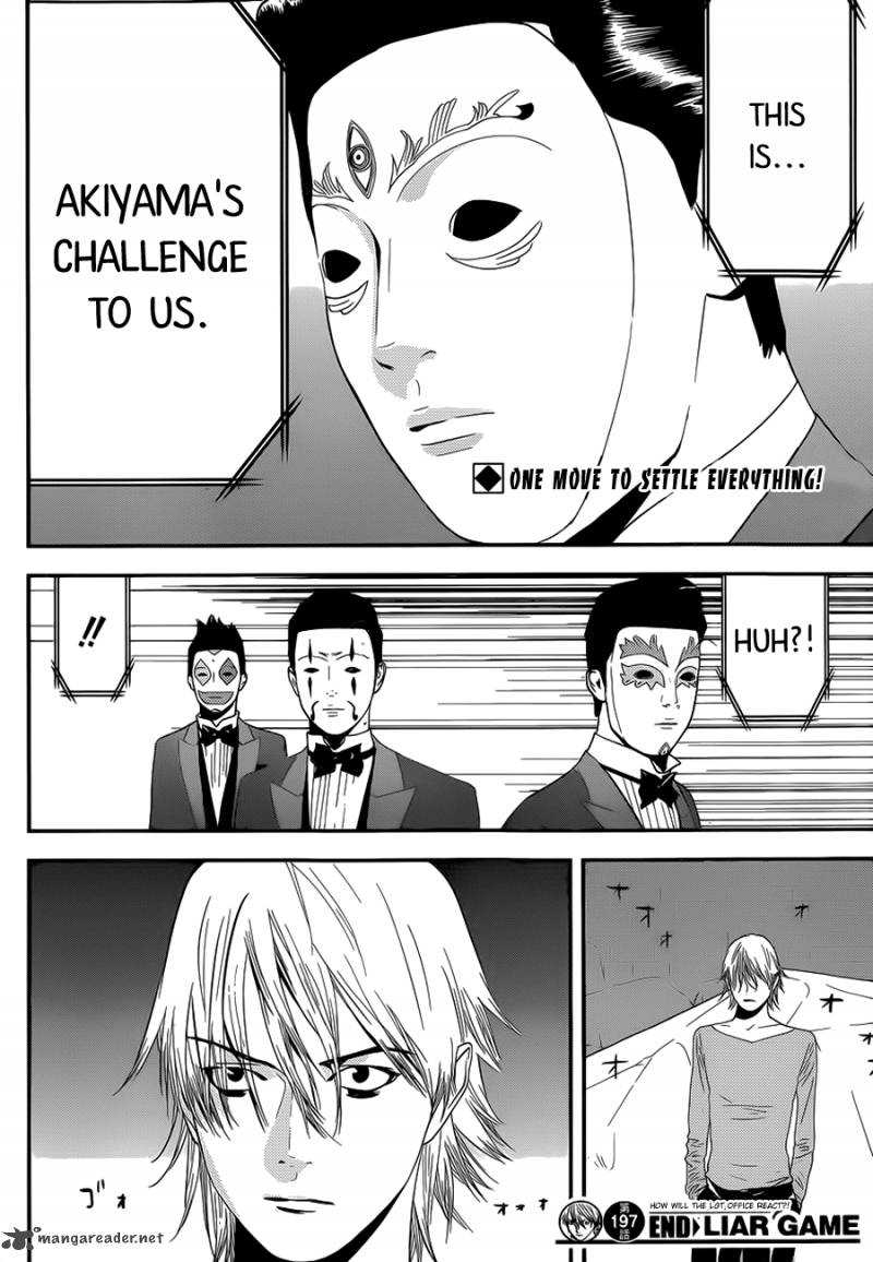 Liar Game Chapter 197 Page 19