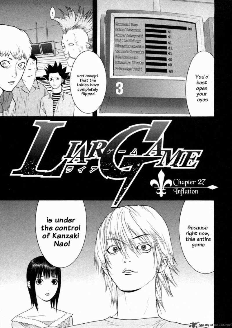 Liar Game Chapter 27 Page 1