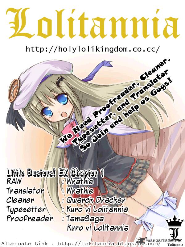 Little Busters Ex The 4 Koma Chapter 1 Page 1