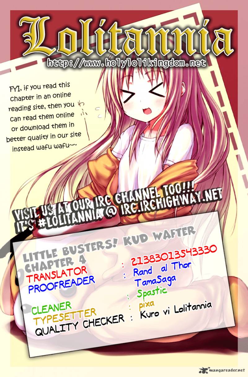Little Busters Kud Wafter Chapter 4 Page 1