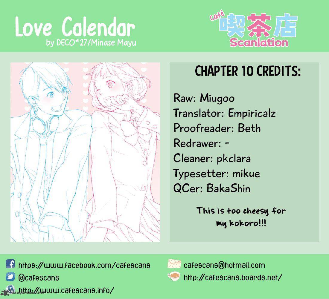 Love Calendar Chapter 10 Page 1