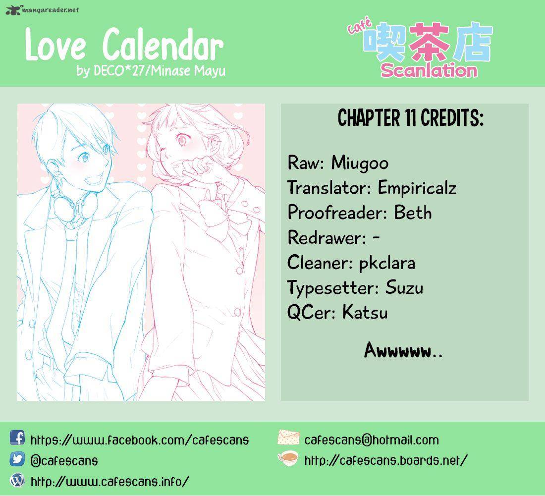 Love Calendar Chapter 11 Page 1