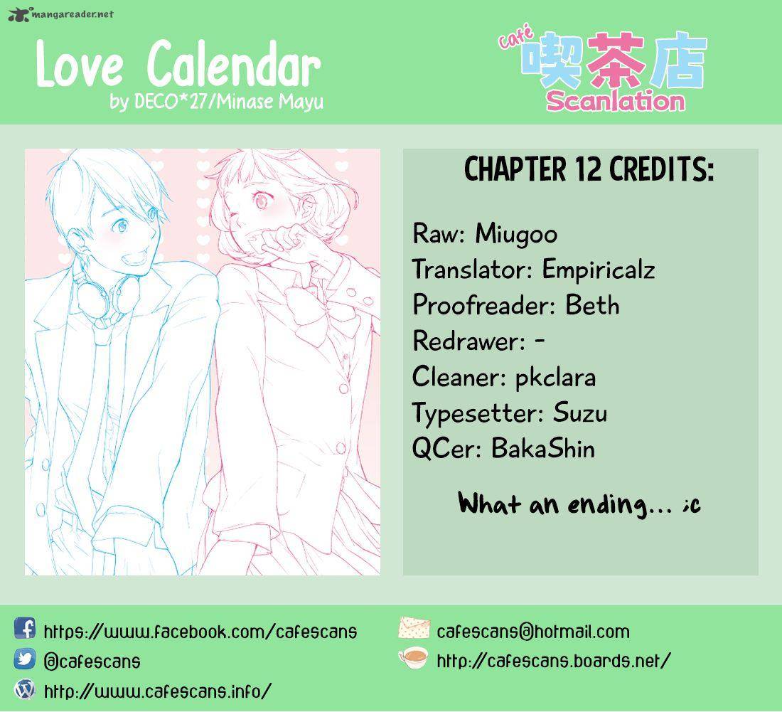 Love Calendar Chapter 12 Page 1