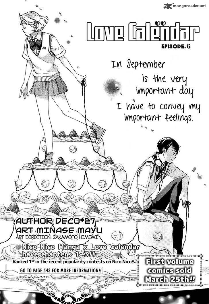 Love Calendar Chapter 6 Page 3