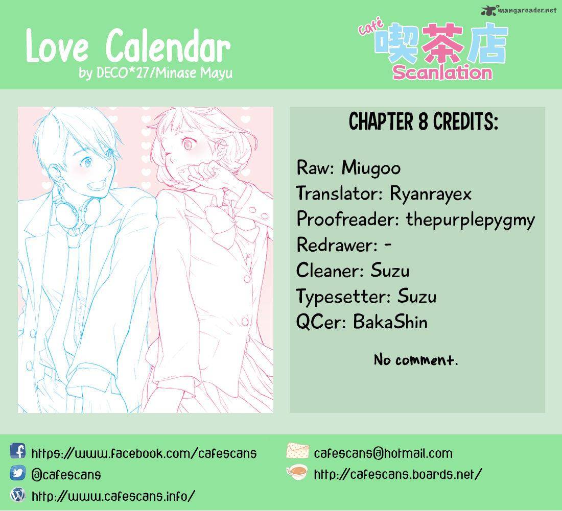 Love Calendar Chapter 8 Page 1