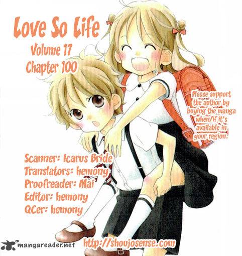 Love So Life Chapter 100 Page 1