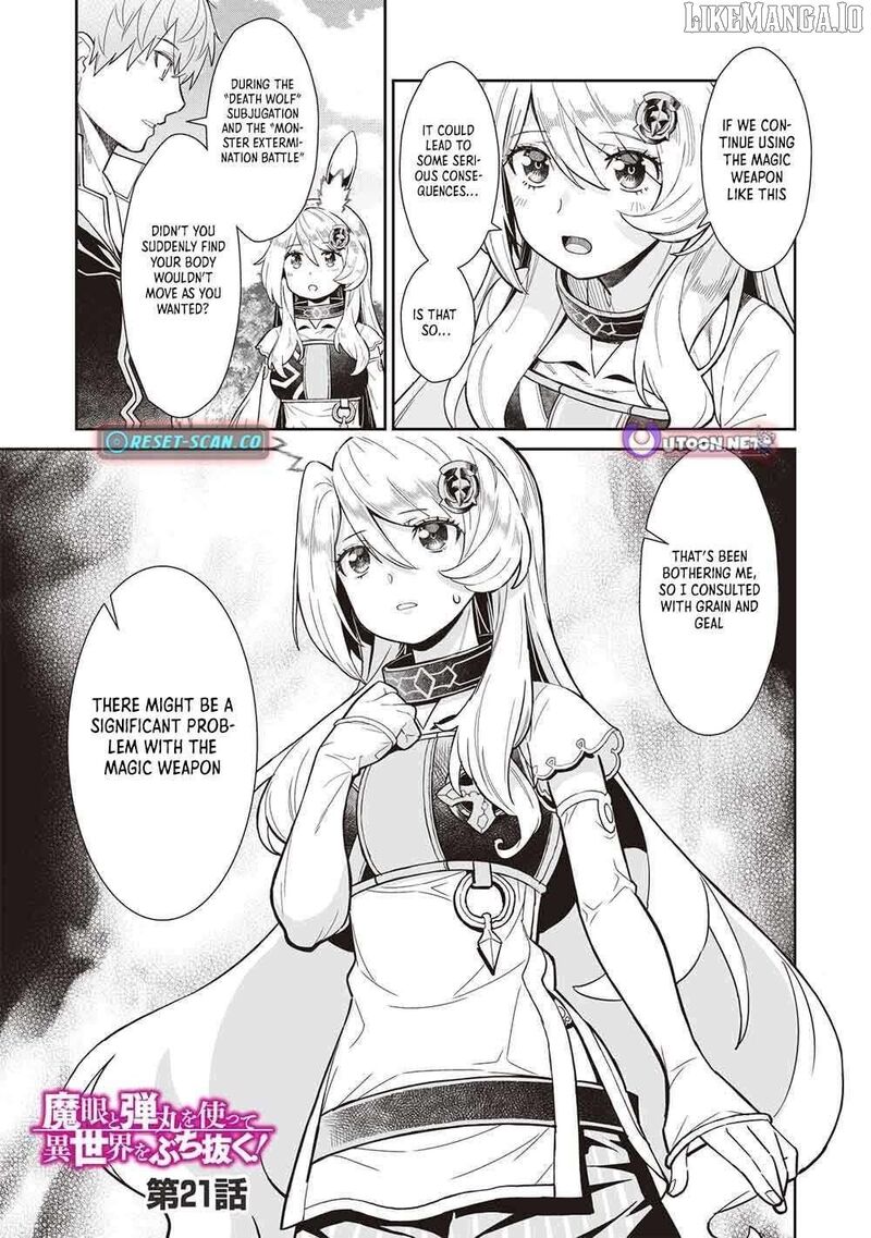 Magan To Dangan O Tsukatte Isekai O Buchinuku Chapter 21 Page 1