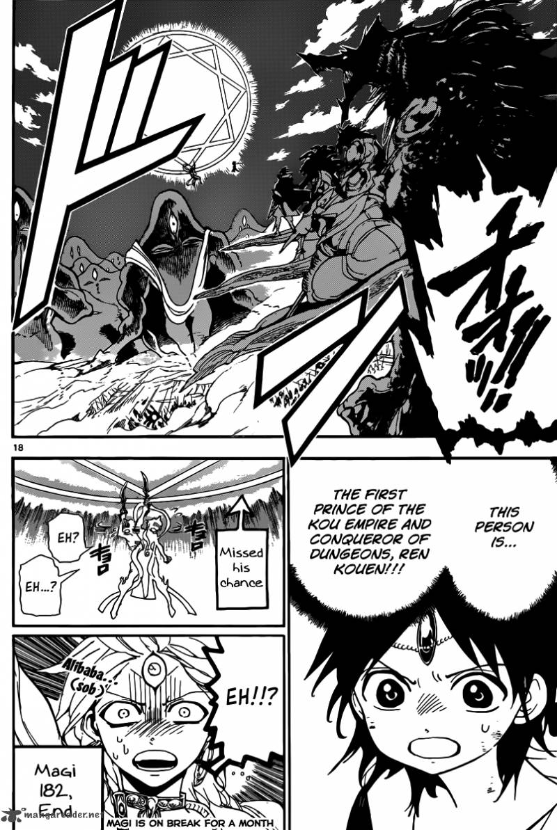 Magi Chapter 182 Page 18