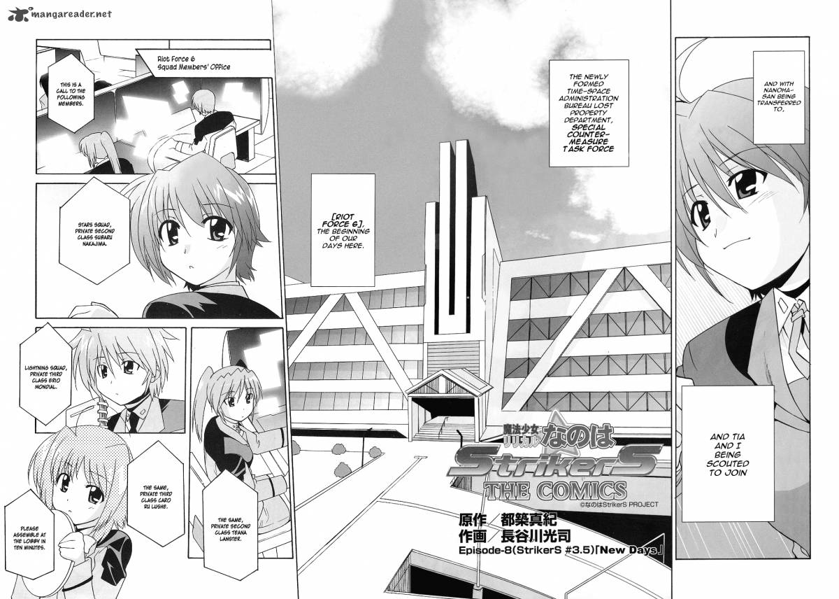 Magical Girl Lyrical Nanoha Strikers Chapter 8 Page 8