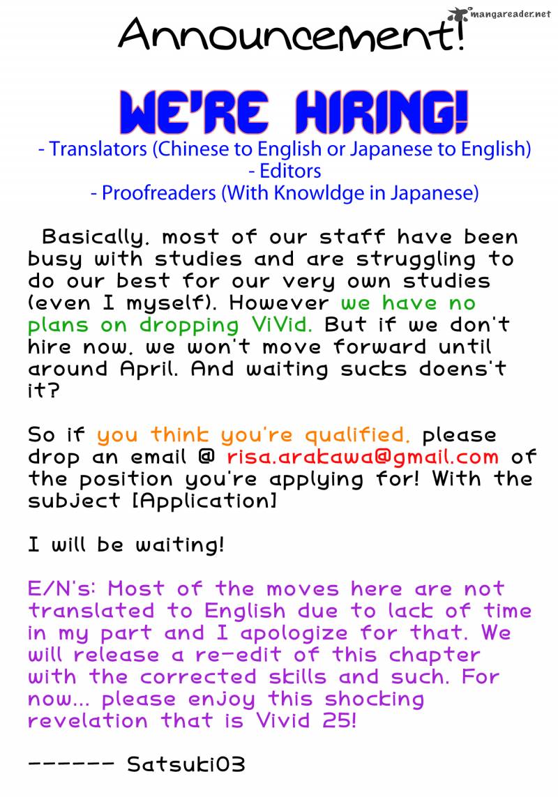Magical Girl Lyrical Nanoha Vivid Chapter 25 Page 1