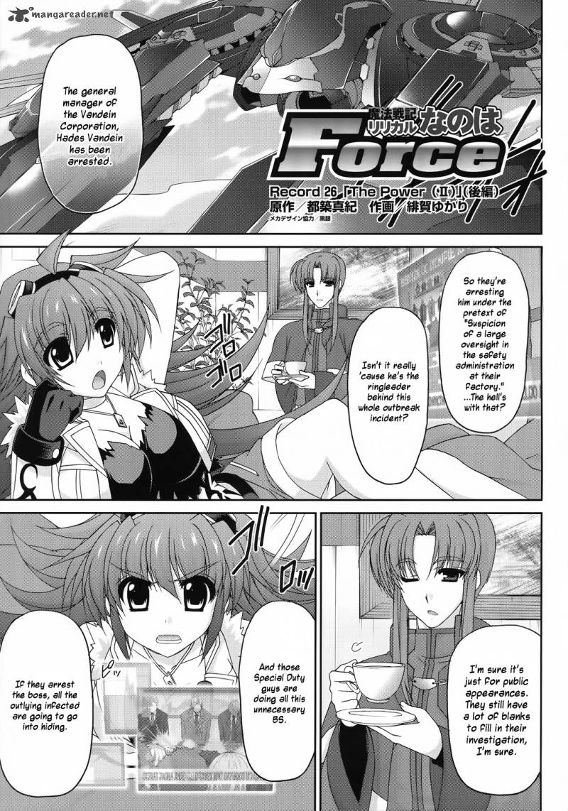 Mahou Senki Lyrical Nanoha Force Chapter 26 Page 17