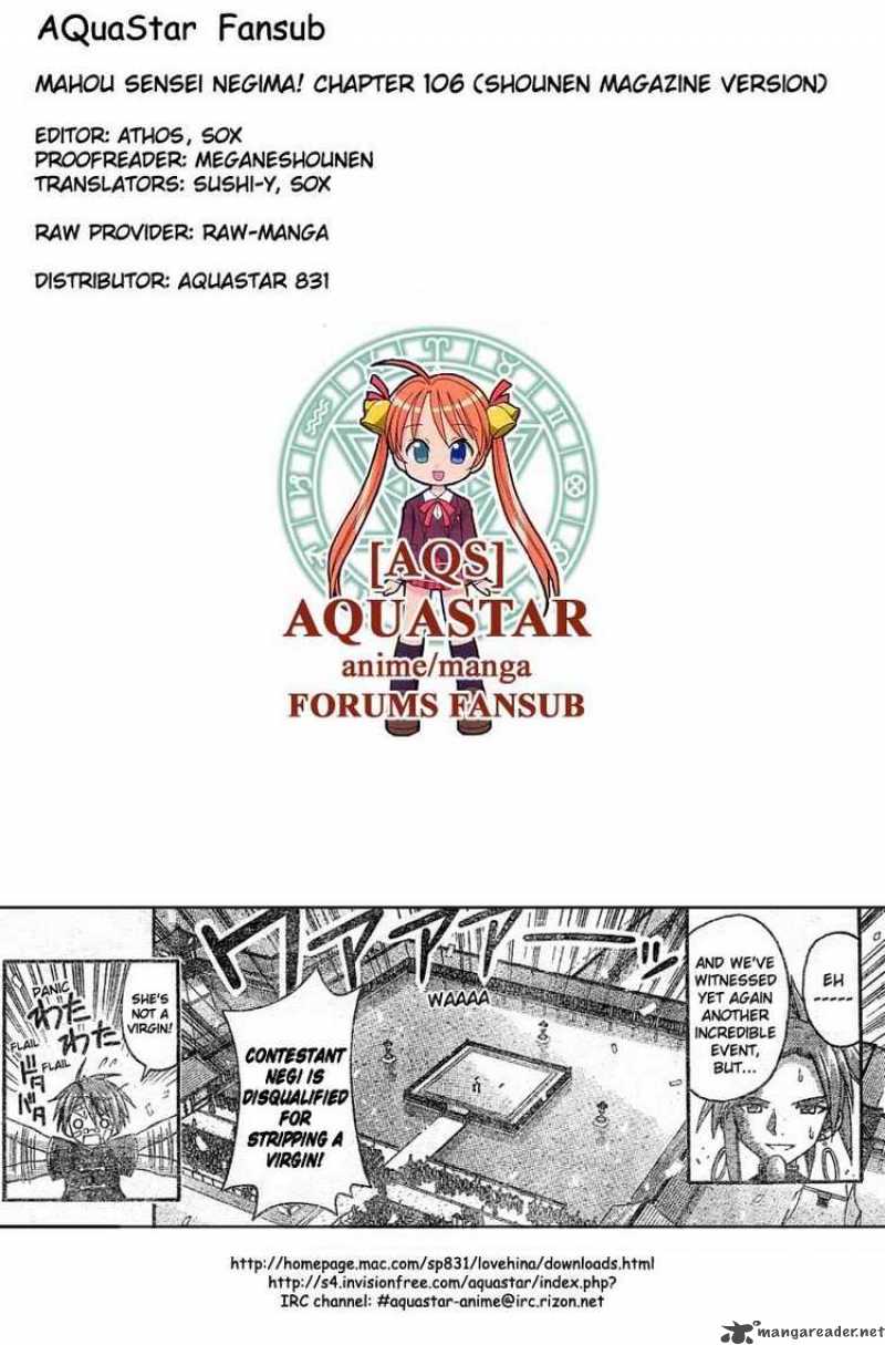 Mahou Sensei Negima Chapter 106 Page 16