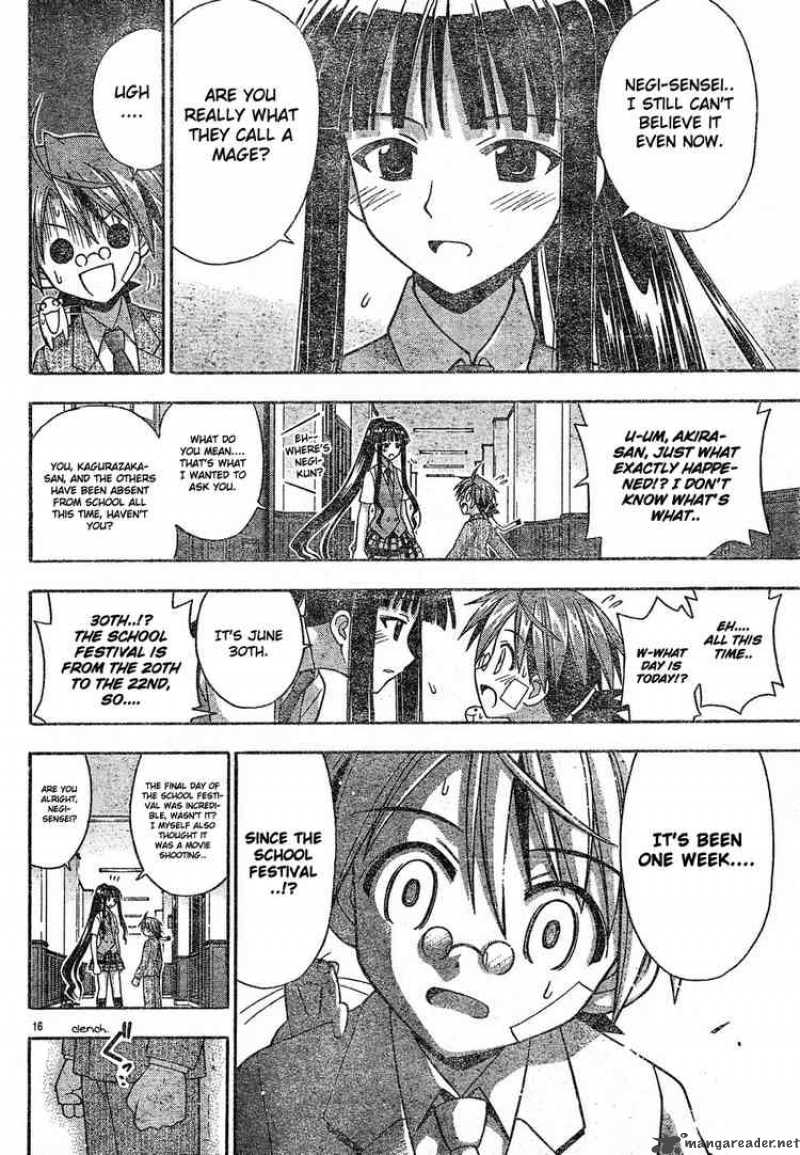 Mahou Sensei Negima Chapter 138 Page 16