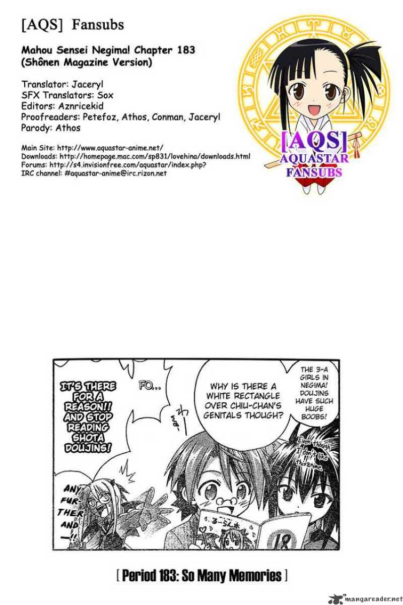 Mahou Sensei Negima Chapter 183 Page 16