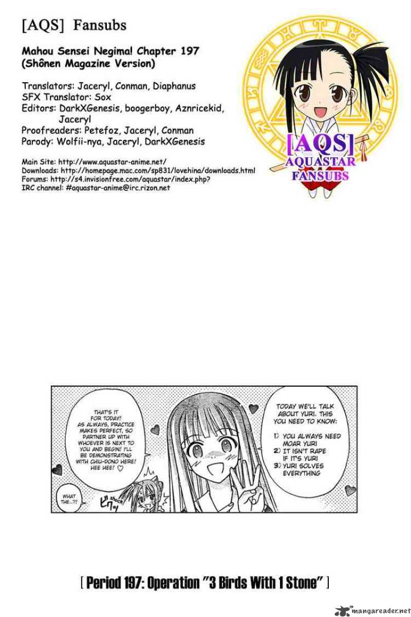 Mahou Sensei Negima Chapter 197 Page 18