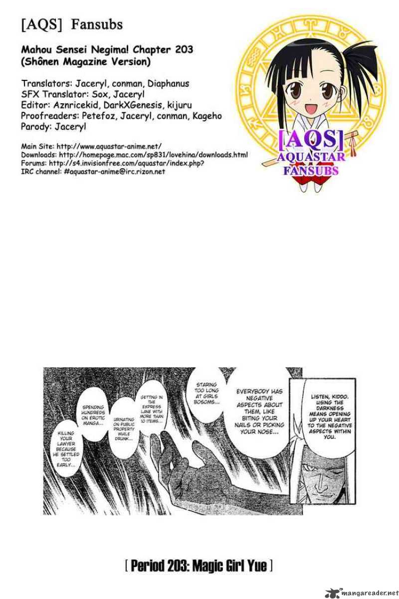 Mahou Sensei Negima Chapter 203 Page 19