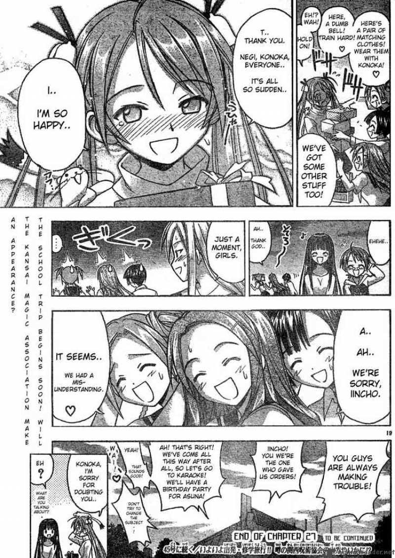 Mahou Sensei Negima Chapter 27 Page 19