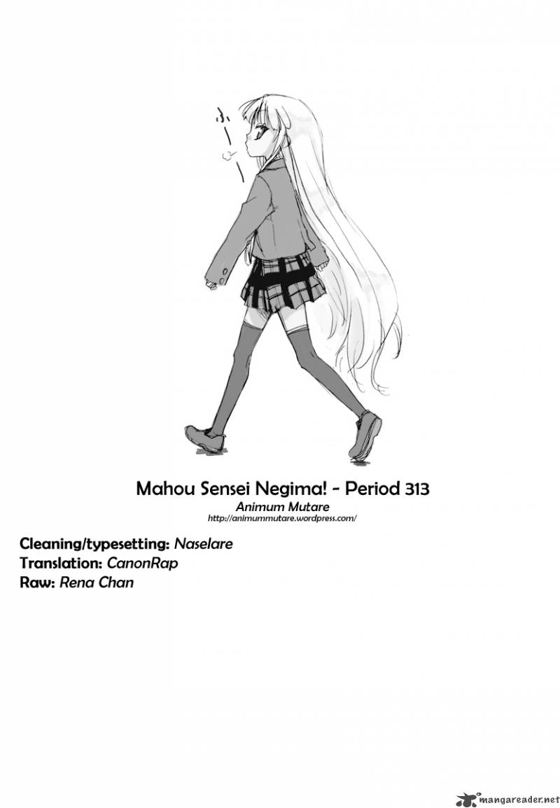 Mahou Sensei Negima Chapter 313 Page 19