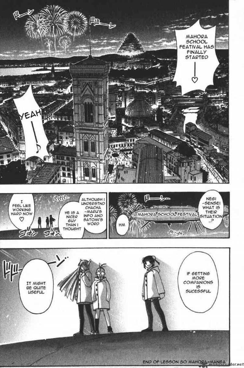 Mahou Sensei Negima Chapter 80 Page 19