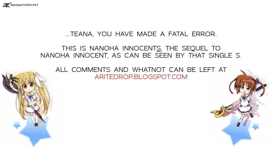 Mahou Shoujo Lyrical Nanoha Innocents Chapter 1 Page 30