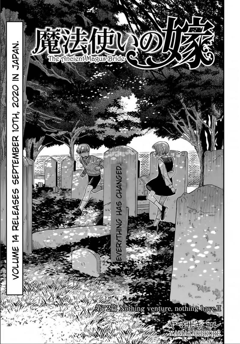 Mahou Tsukai No Yome Chapter 72 Page 1