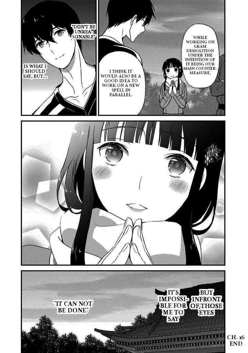 Mahouka Koukou No Rettousei Raihousha Hen Chapter 16 Page 28