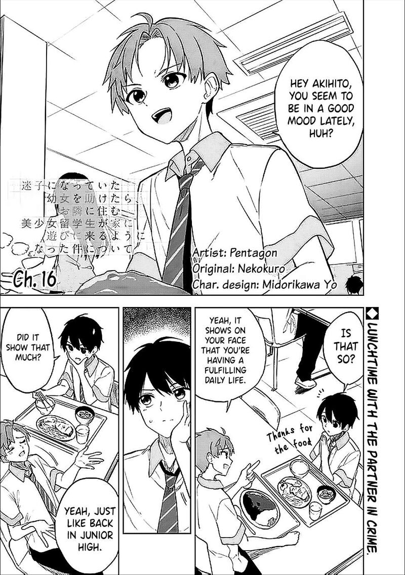 Maigo Ni Natteita Youjo Wo Tasuketara Otonari Ni Sumu Bishoujo Ryuugakusei Ga Ie Ni Asobi Ni Kuru You Ni Natta Ken Nitsuite Chapter 16 Page 2