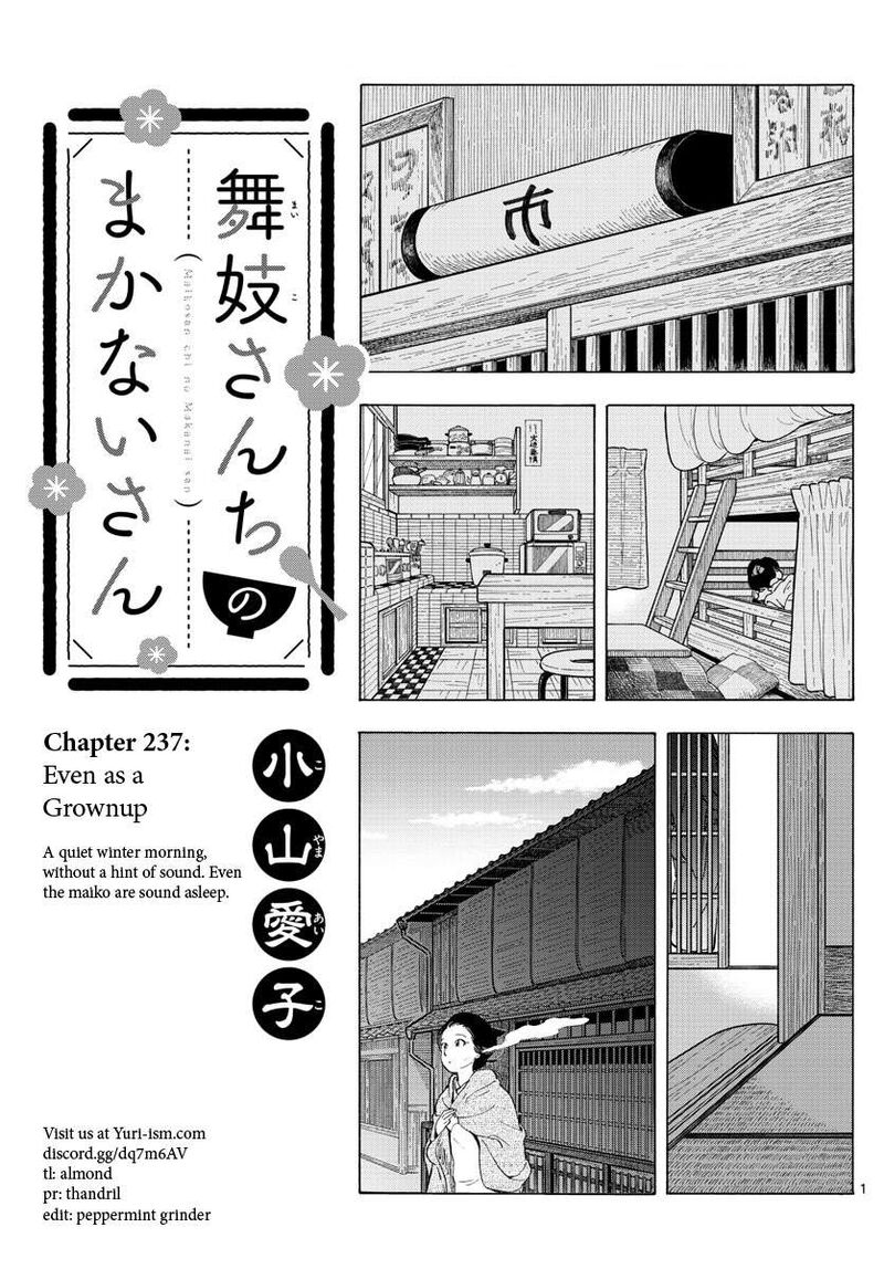 Maiko San Chi No Makanai San Chapter 237 Page 1