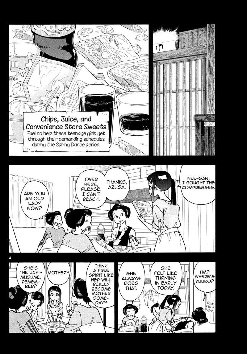 Maiko San Chi No Makanai San Chapter 244 Page 4