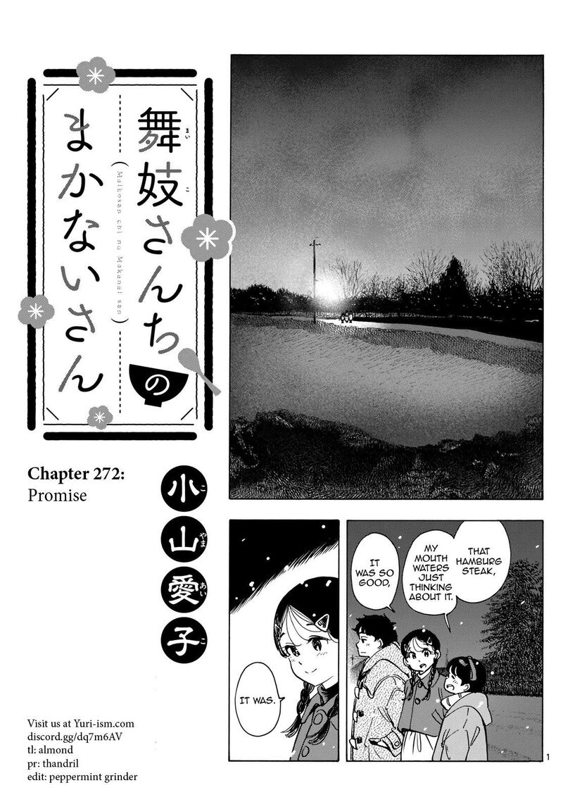 Maiko San Chi No Makanai San Chapter 272 Page 1