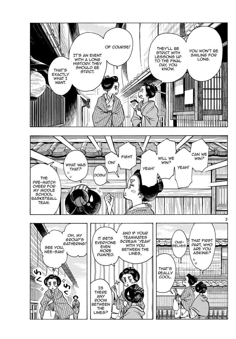 Maiko San Chi No Makanai San Chapter 279 Page 3