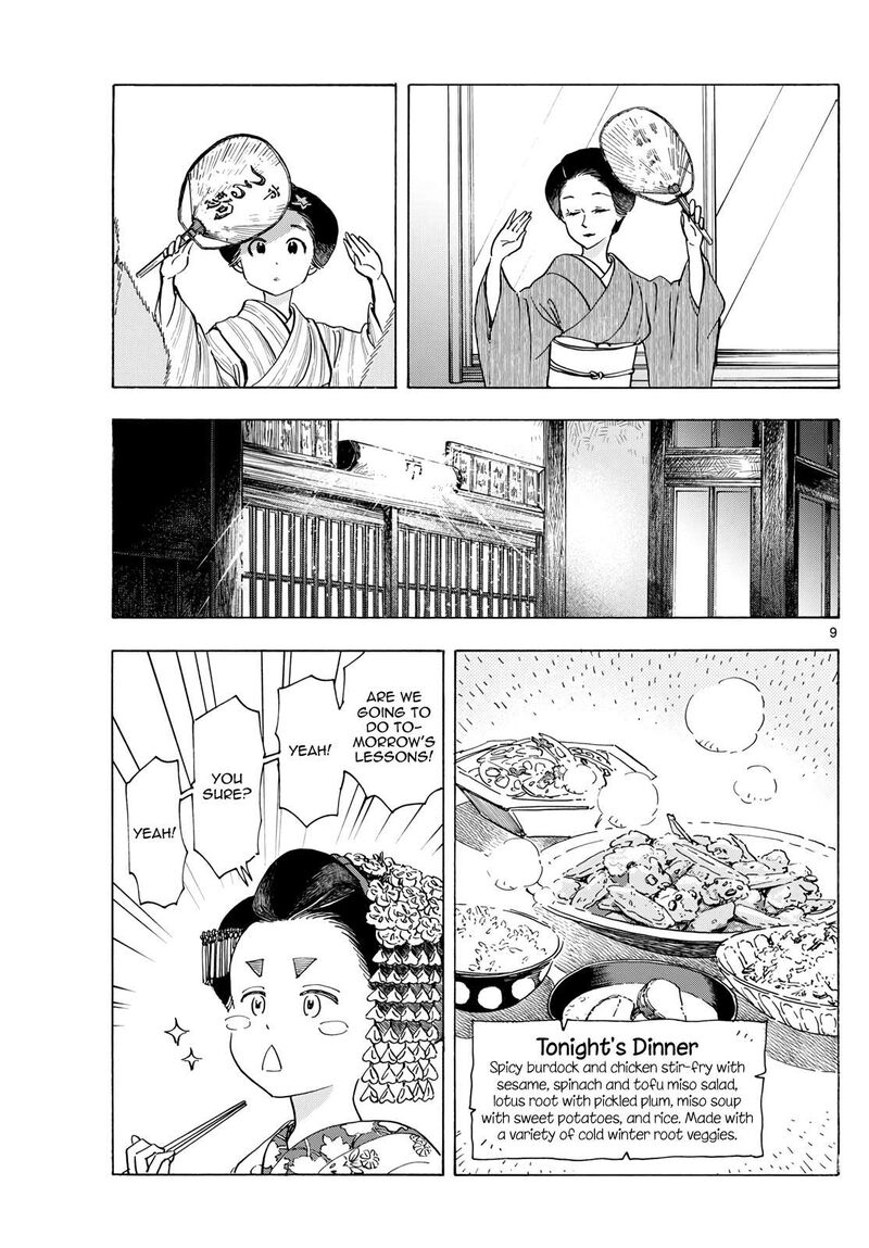 Maiko San Chi No Makanai San Chapter 279 Page 9