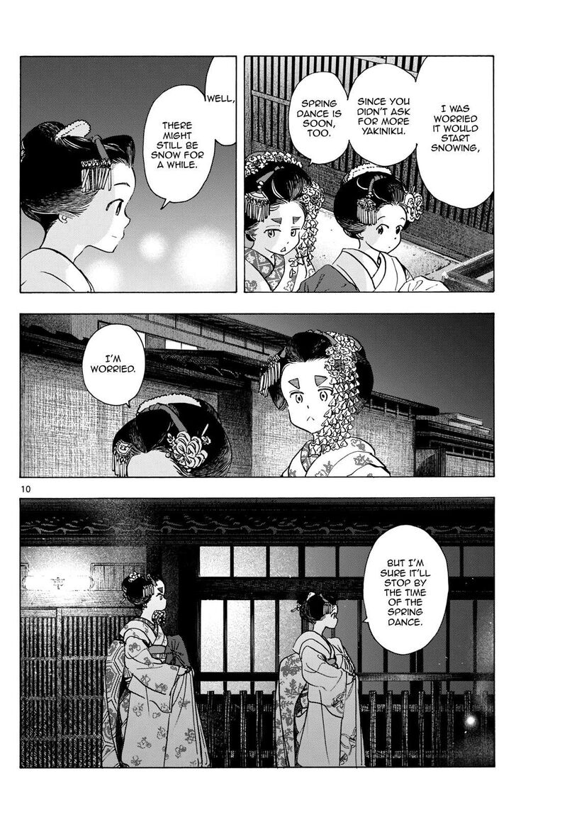 Maiko San Chi No Makanai San Chapter 280 Page 10