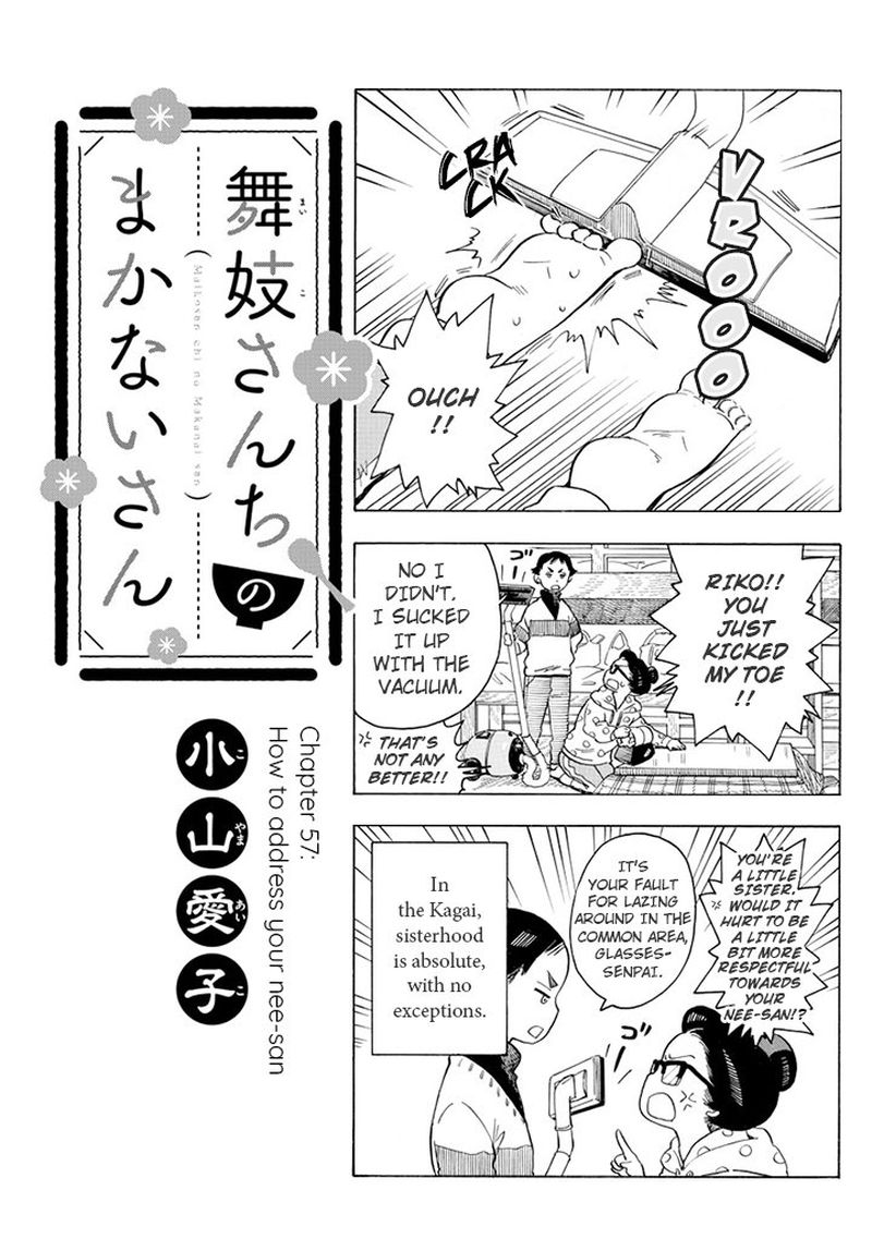 Maiko San Chi No Makanai San Chapter 57 Page 1