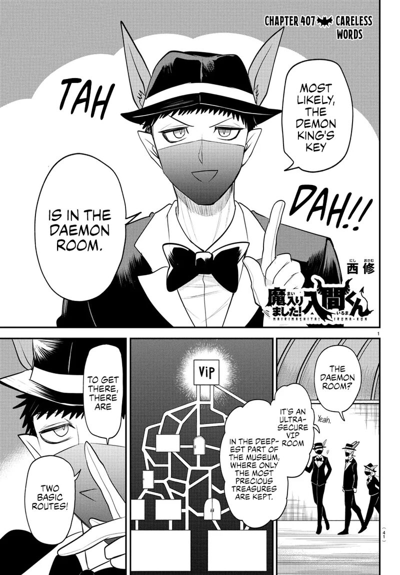Mairimashita Iruma Kun Chapter 407 Page 1