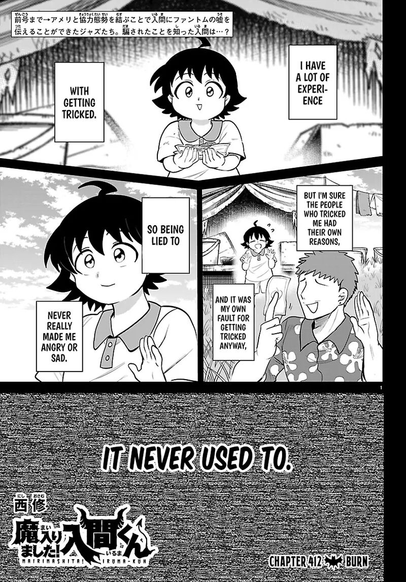 Mairimashita Iruma Kun Chapter 412 Page 1