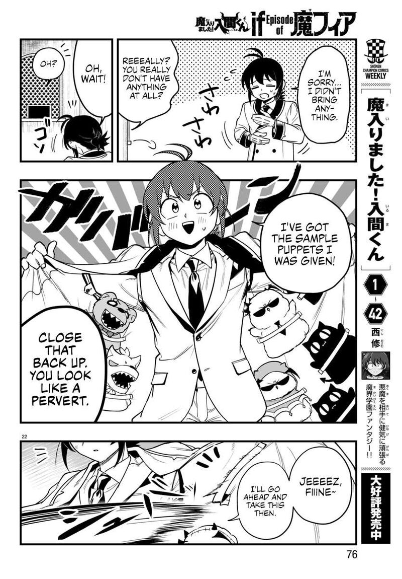 Mairimashita Iruma Kun If Episode Of Mafia Chapter 21 Page 22