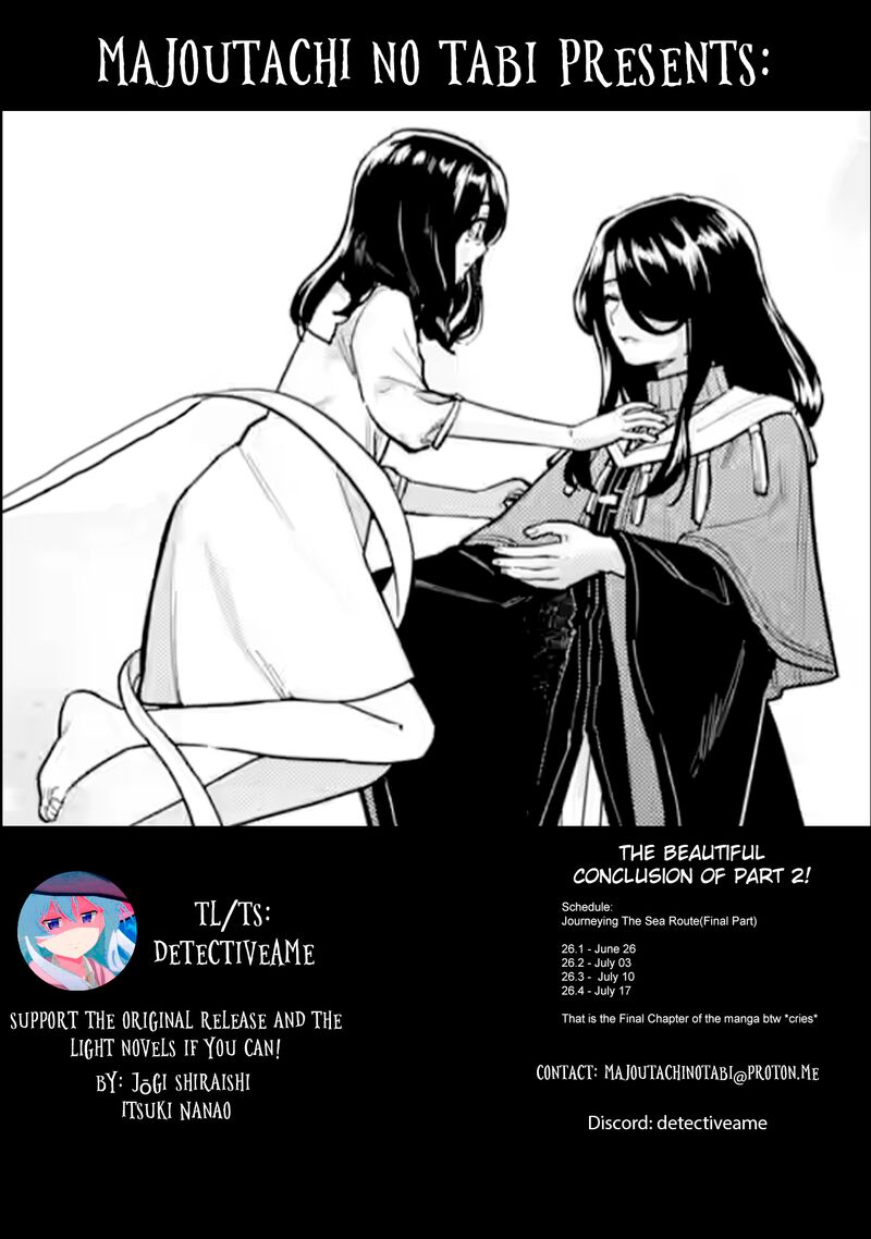 Majo No Tabitabi Chapter 25d Page 1