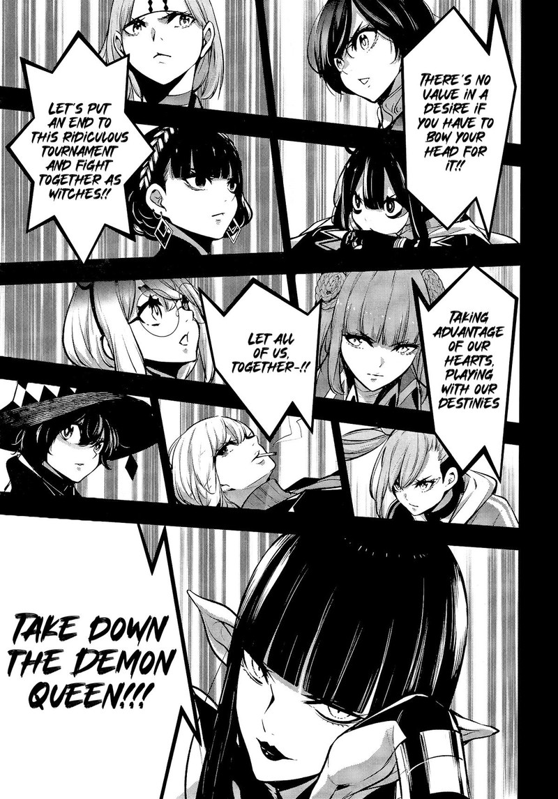 Majo Taisen 32 Nin No Isai No Majo Wa Koroshiau Chapter 54 Page 37