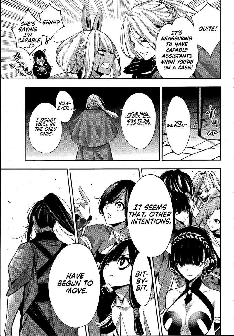 Majo Taisen 32 Nin No Isai No Majo Wa Koroshiau Chapter 56 Page 35