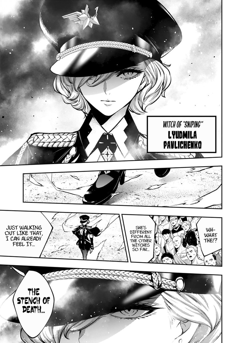 Majo Taisen 32 Nin No Isai No Majo Wa Koroshiau Chapter 57 Page 33